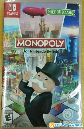 出售 放 全新 Switch Monopoly 大富翁 - DCFev