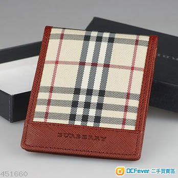 全新正品日本黑標Burberry經典信用卡夾 咭片夾 (附原裝盒)