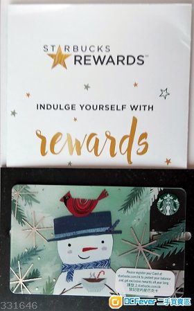 Starbucks Card with 300 cash dollars