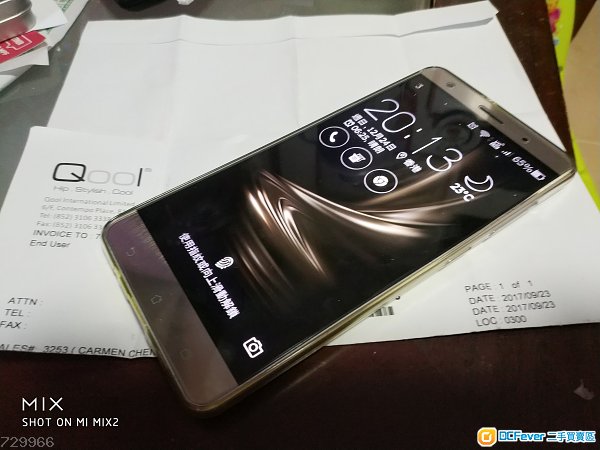 Asus zenfone 3 Deluxe Zs570 銀色《6GB+64GB》