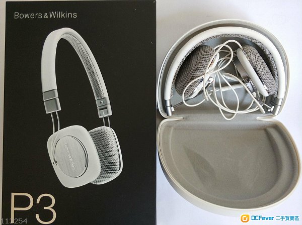 B&W, Bowers & Wilkins P3 頭戴式 耳機 Headphone 白色