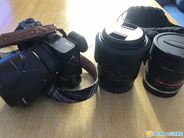 Sony A6300, 24 1.8, 16-70, Samyung 14