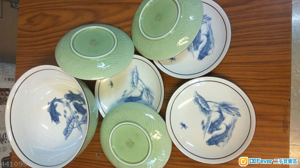 5清屋超平 環保價 - 陶瓷餐具(六碟一碗) $68
