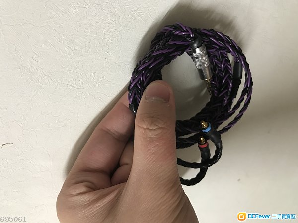 8絞單晶銅混單晶銅鍍銀 mmcx頭