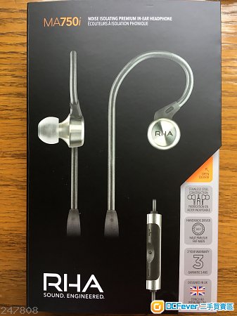 RHA MH750i 耳筒 (iPhone)