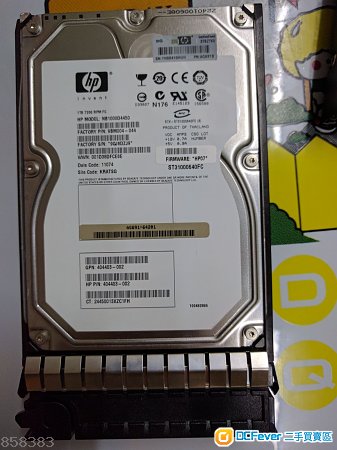 多隻HP 正式企業版服務器硬盤 AG691B EVA M6412A 1TB FATA 7200RPM 3.5"
