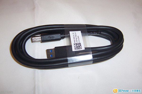 全新 Dell 跟機 USB3.0A to USB3.0B Cable 1.8M (Male to Male)