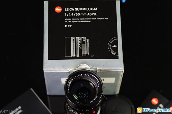 Leica Summilux-M 50mm/1.4 ASPH black