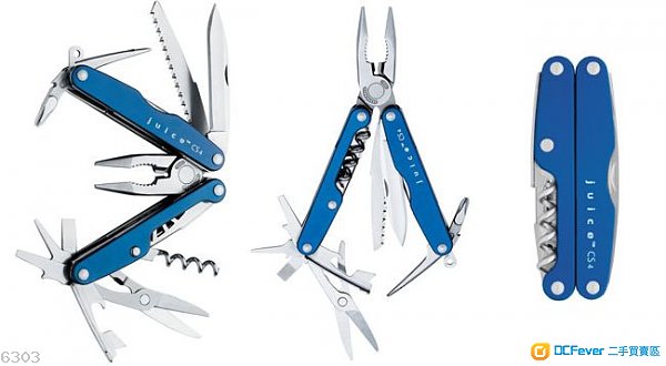 平售 90%new Leatherman Juice CS4 Multi tool USA 藍色輕便多用能工具 修理電腦