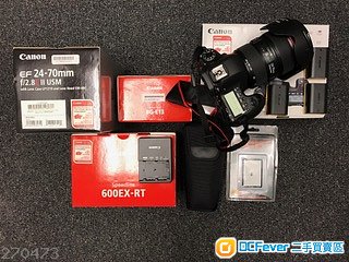 99% New 100% Work Canon EOS 6D Body EF 24-70mm F/2.8L II USM 還有更多