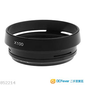 Fujifilm X100F 專用金屬遮光罩連接環 + UV濾鏡 + 金屬熱靴指柄 + 金屬快門按鈕