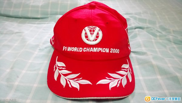Michael Schumacher cap F1 world champion 2000