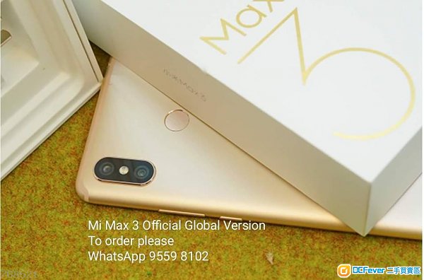 全新小米XiaoMi Max 3, 6 RAM 128G ROM, Go