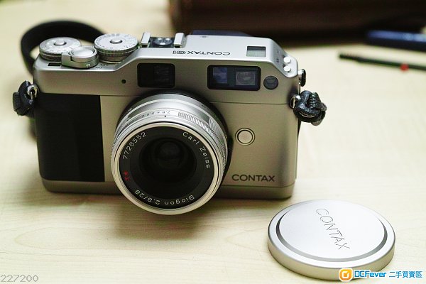 Contax G1 + G 45mm F2 Carl Zeiss Planar + 28mm f2.8 biogon T*