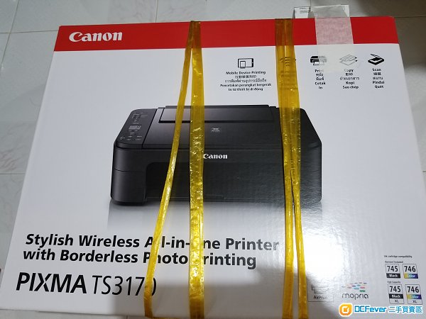 全新Canon PIXMA TS3170 (连20张A4 相纸 加