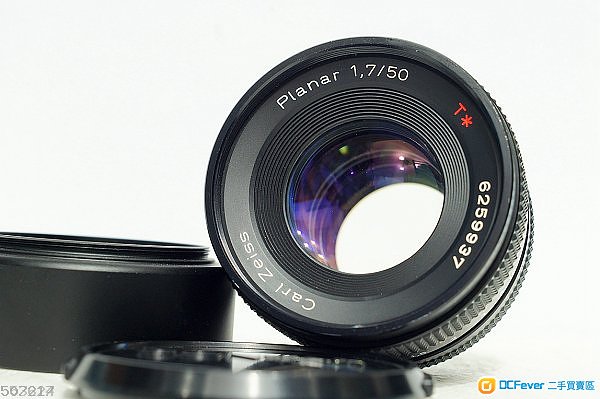 Contax CY Carl Zeiss T* Planar 50mm f1.7 (極新淨)