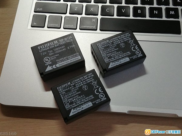 Fujifilm NP-W126 原廠電池 有三粒