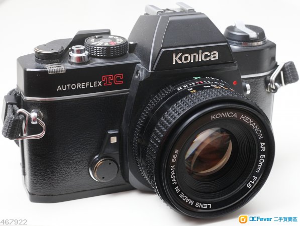 Konica Autoreflex TC連Hexanon AR 50/1.8鏡頭95新,相機測光準確,功能易用齊全,即買即用