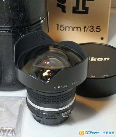 NIKON 15mm f3.5 Ais 手動對焦 超級廣角鏡王