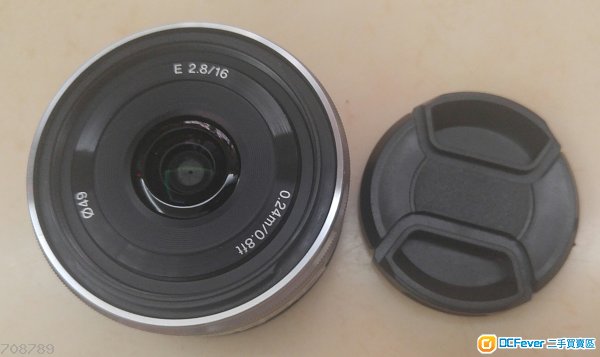 Sony NEX 16mm F2.8 16 2.8 可配合 VCL-ECF