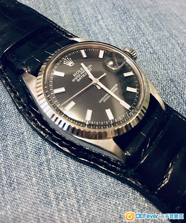 Rolex 1601 勞力士 Wide Boy 靚黑面,有出世紙 not Omega Grand Seiko
