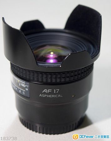 Tokina 17mm f3.5 AT-X AF 加LA-EA4接環可接 Sony A7系列機身