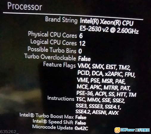 Intel Xeon E5-2630 v2 cpu (2011) 6C/12T for X79 chipset