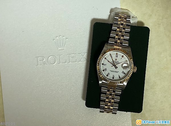 Rolex date just 勞力士 金銀潤 classic斯文款 boy size
