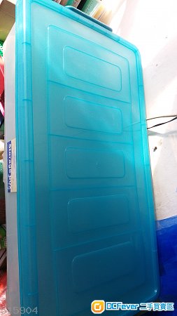 二手床下有轆儲物膠盒1個 適合作床下底存放