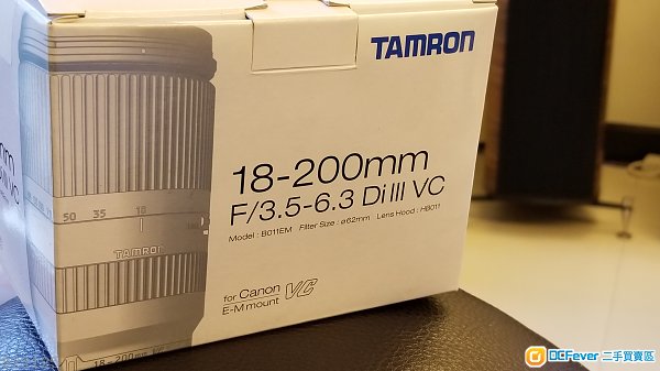 Tamron E-M mount 18-200mm f3.5-6.3 di iii vc b011em (Canon EF-M)