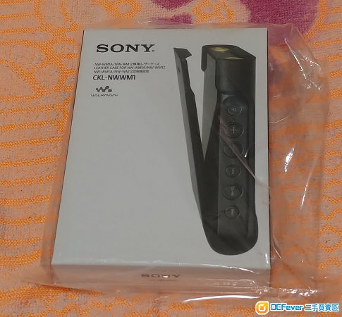 全新 原廠黑色真皮皮套 for Sony NW-WM1A 黑磚 NW-WM1Z 金磚