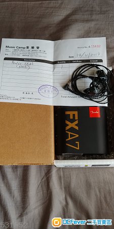 fender fxa7 黑色