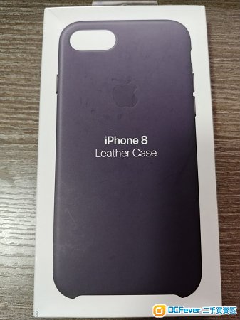 全新 原廠 iPhone 8 / 7 皮革護殼 茄紫色