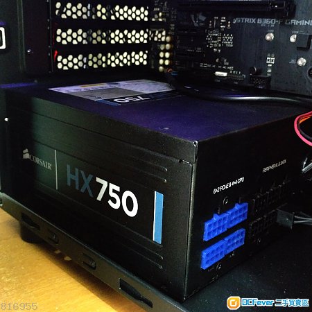 Corsair HX750 750W PSU 全日本電容 半模組 金牌火牛