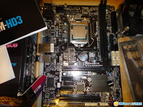 Intel® Core™ i5-4690 3.5GHz 連技嘉主版 B85M-HD3 Socket 1150