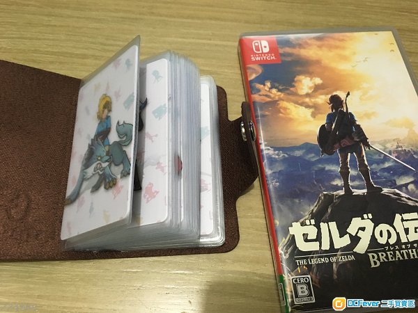 放Switch game - 萨尔达传说 + amiibo卡