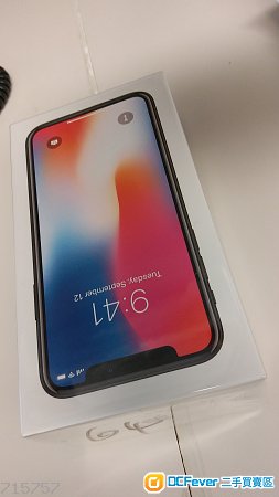 100% NEW (未開封) Iphone X 64G Grey