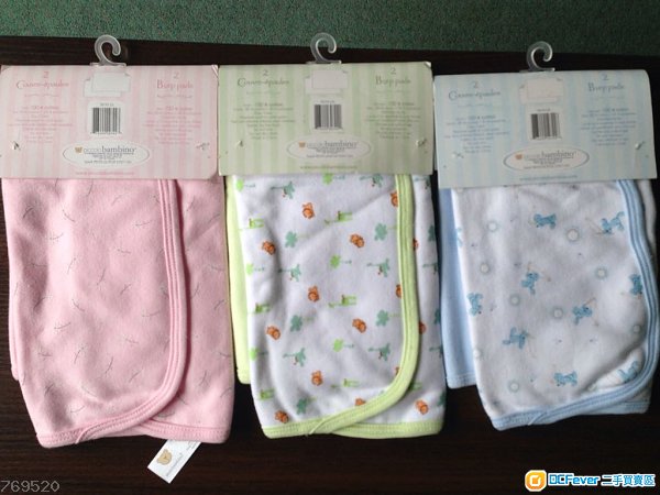 baby Burpees pad 2 pc/ card-三個色 Band New 全新