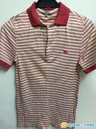 Burberry polo shirt red