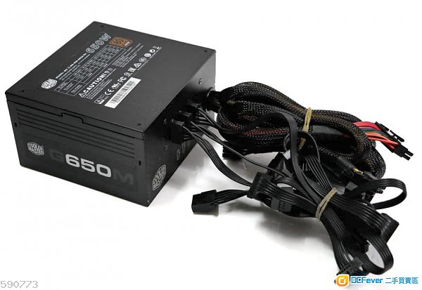 良好無花無塵靚仔無盒COOLER MASTER G650M 80+火牛一隻包試