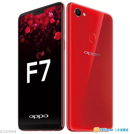 Oppo F7 4+64GB 紅色全套 99.99% 新