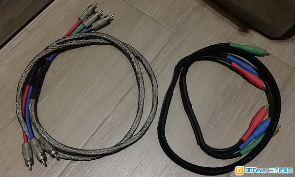 Component Video Cable 3色线 x 2