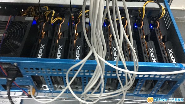 RX580 8GB 8卡矿机 ,240\/MHS算力