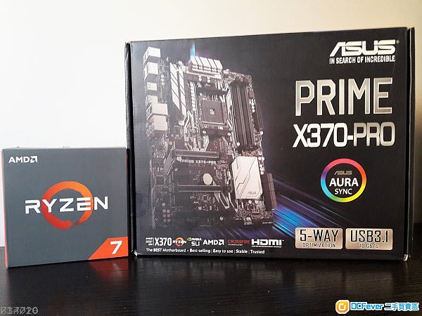 Ryzen 7 1700X + ASUS PRIME X370-PRO X370 Corsair DDR4 3000MHz 16GB (2