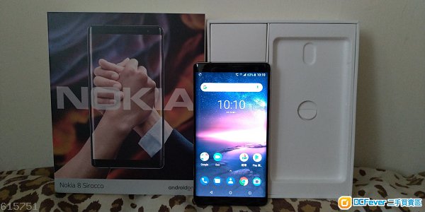 Nokia 8 sirocco 不锈钢 android one 智能手机只
