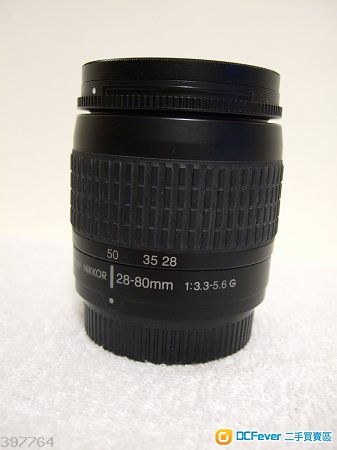Nikon AF 28-80mm f3.3-5.6G 90% New (黑色版)