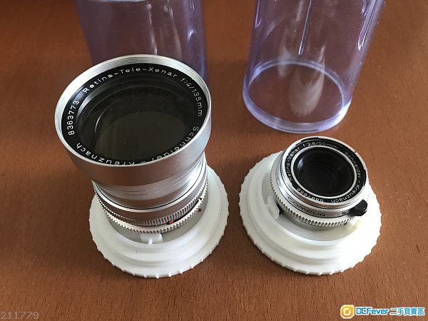 Schneider 50mm f2.8 135mm f4 DKL mount