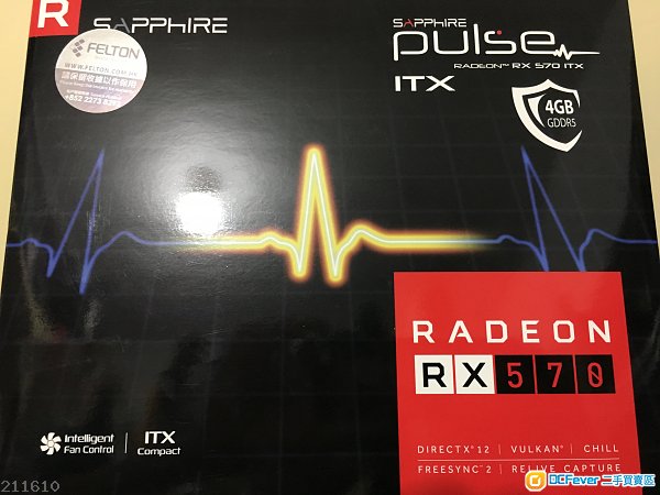Sapphire RX 570 Pulse ITX 4GB