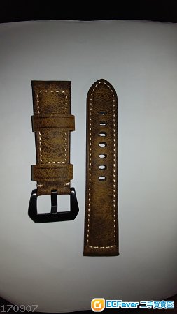 全新爆裂紋24mm panerai代用錶帶