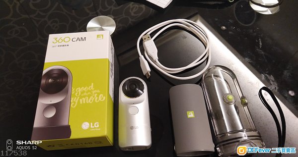 99% 新LG 360 cam LG-R105連原廠防水殼